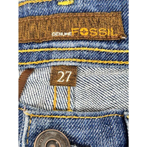 FOSSIL Women’s Slim Boot Jeans Sz 27 - Picture 10 of 12